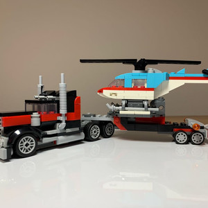 레고 크리에이터 31146 트럭과 헬리콥터