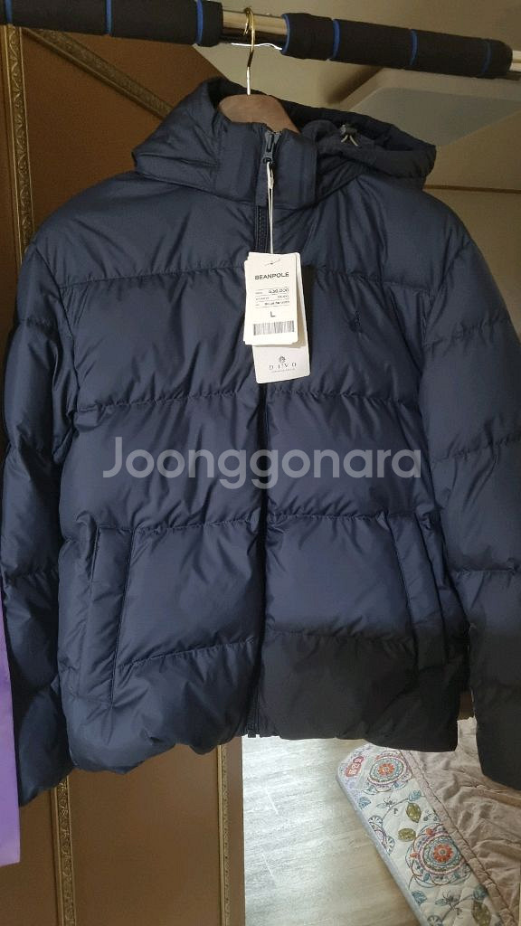 빈폴 패딩 네이비 L 새상품--0