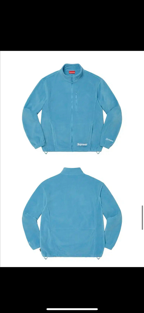 [M] 슈프림 폴라텍 집업 자켓 더스티 틸 22FW--2