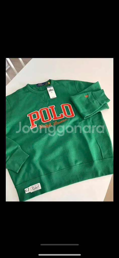 [M] [새상품] RL 플리스 로고 스웨트셔츠--0