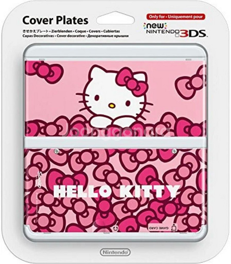 뉴작다수 new 3ds 키티 플레이트 미개봉--0
