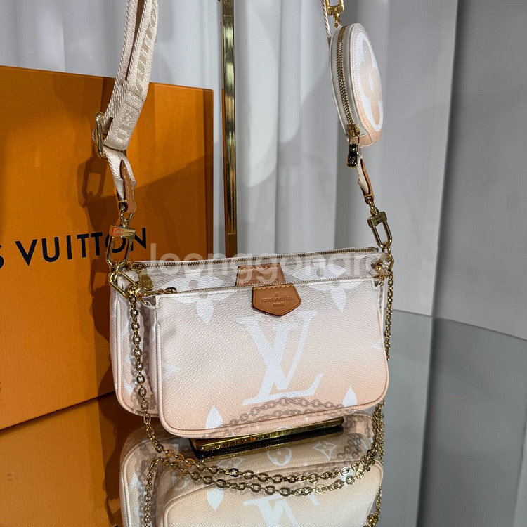 [한정판]루이비통 모노그램 브룸 멀티 포쉐트 크로스백--3