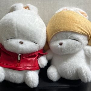 마시마로 가죽 자켓 양머리 인형