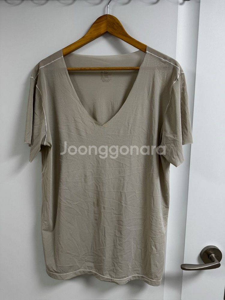 스파오 심리스 브이넥 XXL 110 V넥 에어리즘 속옷--0