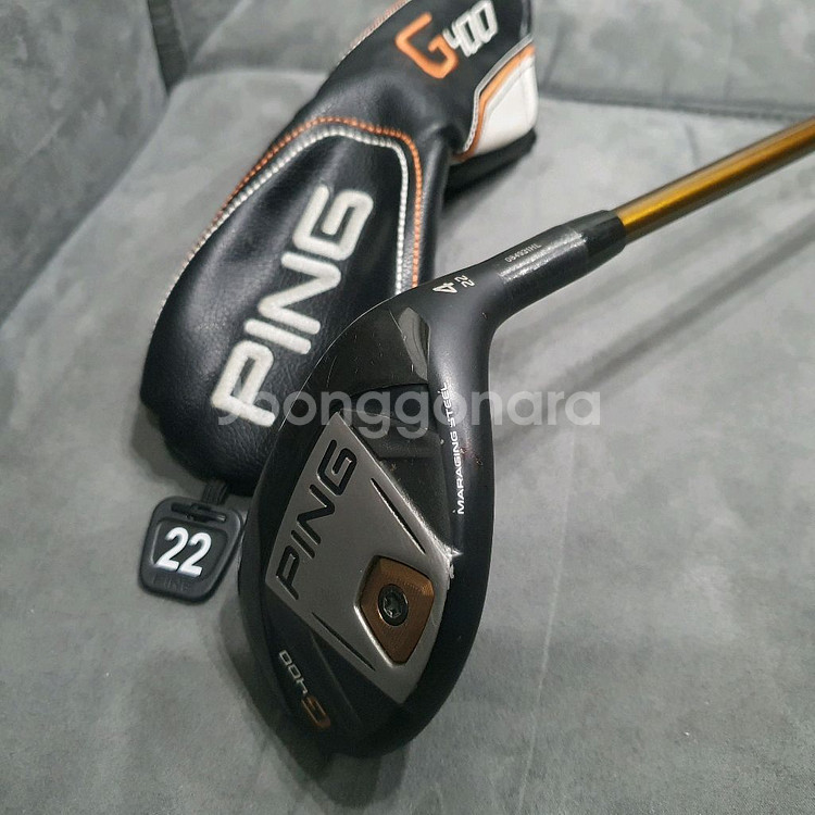 핑 G400유틸리티 4번(22도)R샤프트(국내정품)A급--0