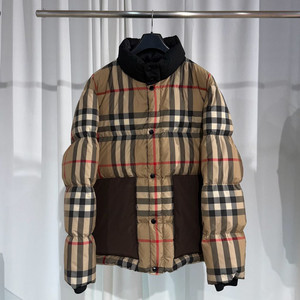 (xl)버버리 체크 퍼퍼 자켓 아카이브 베이지