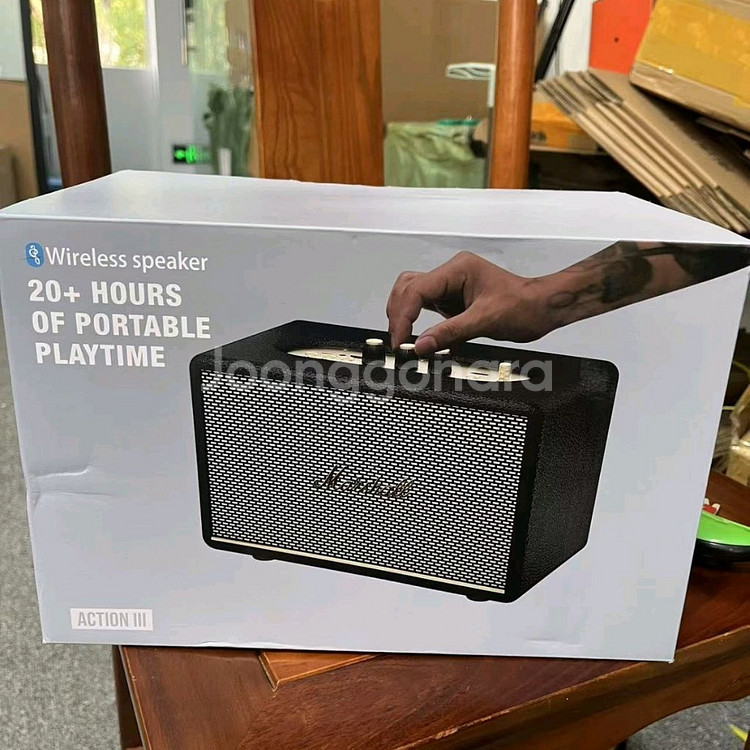 대형 마샬 액톤3 블루투스 스피커 새제품 판매합니다,--1