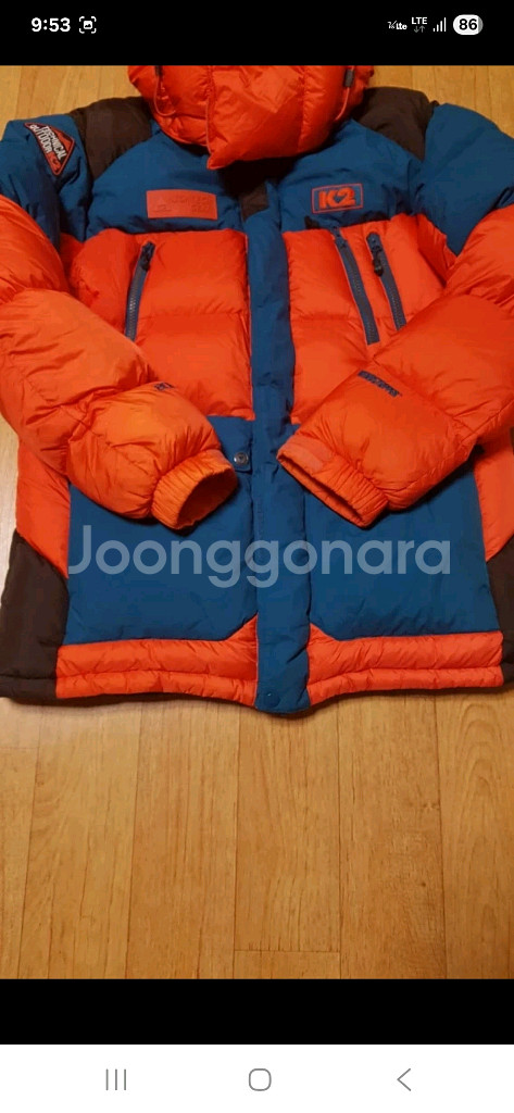 K2 대장급 방수 윈드스토퍼 800필 구스 다운 패딩--3
