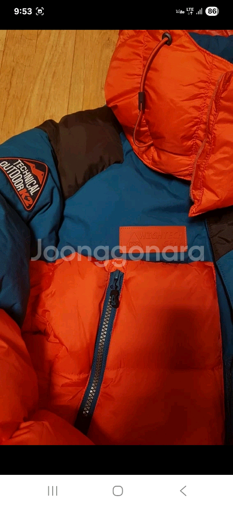 K2 대장급 방수 윈드스토퍼 800필 구스 다운 패딩--2