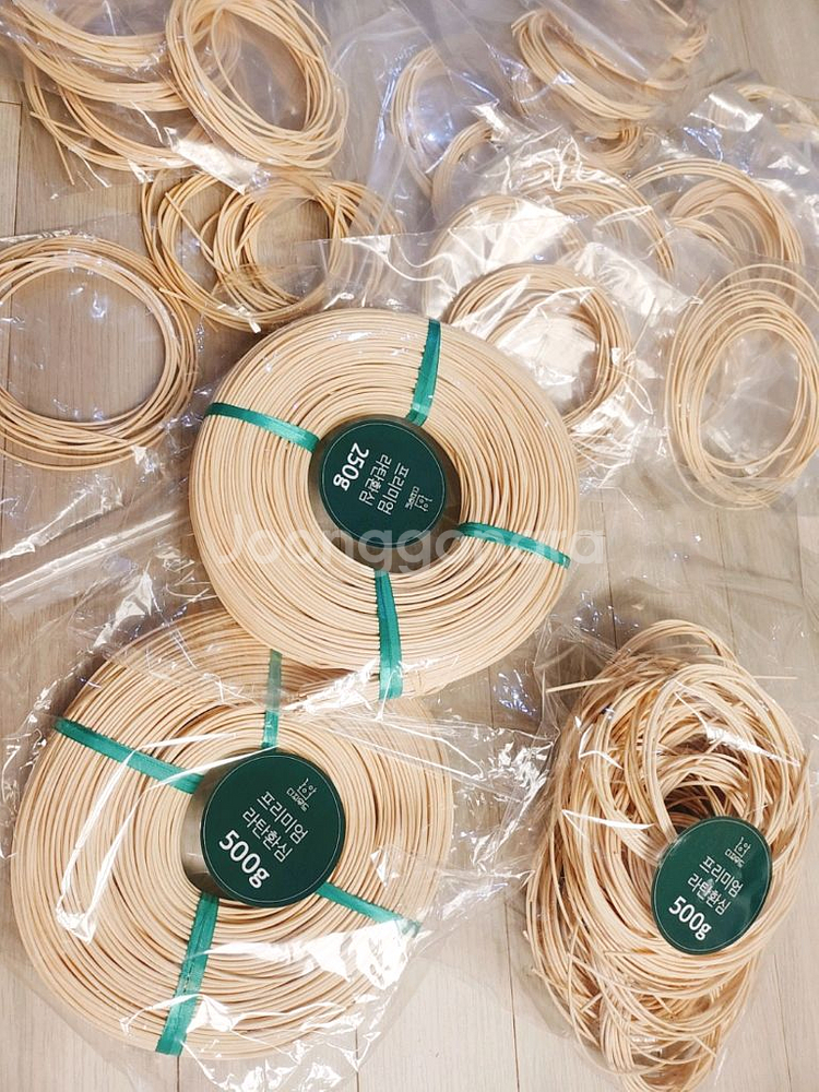 라탄 공예 재료 1.5kg ,미네랄오일--0