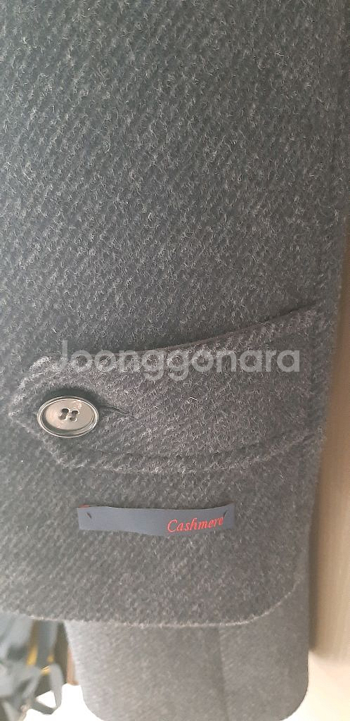 젠 캐시미어 토끼털 코트 사이즈 95 털 탈부착--2