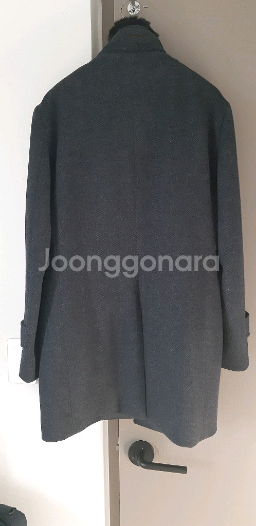 젠 캐시미어 토끼털 코트 사이즈 95 털 탈부착--1