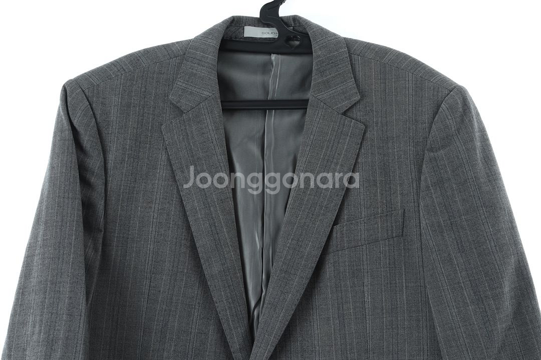 (2XL-3XL) 솔리드옴므 정장 슈트 자켓 블레이저--1