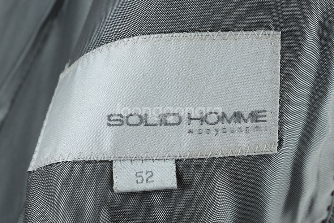 (2XL-3XL) 솔리드옴므 정장 슈트 자켓 블레이저--5