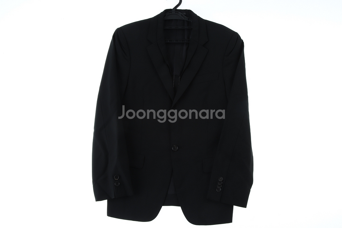 (L-XL) 솔리드옴므 정장 슈트 자켓 블레이저 블랙--1