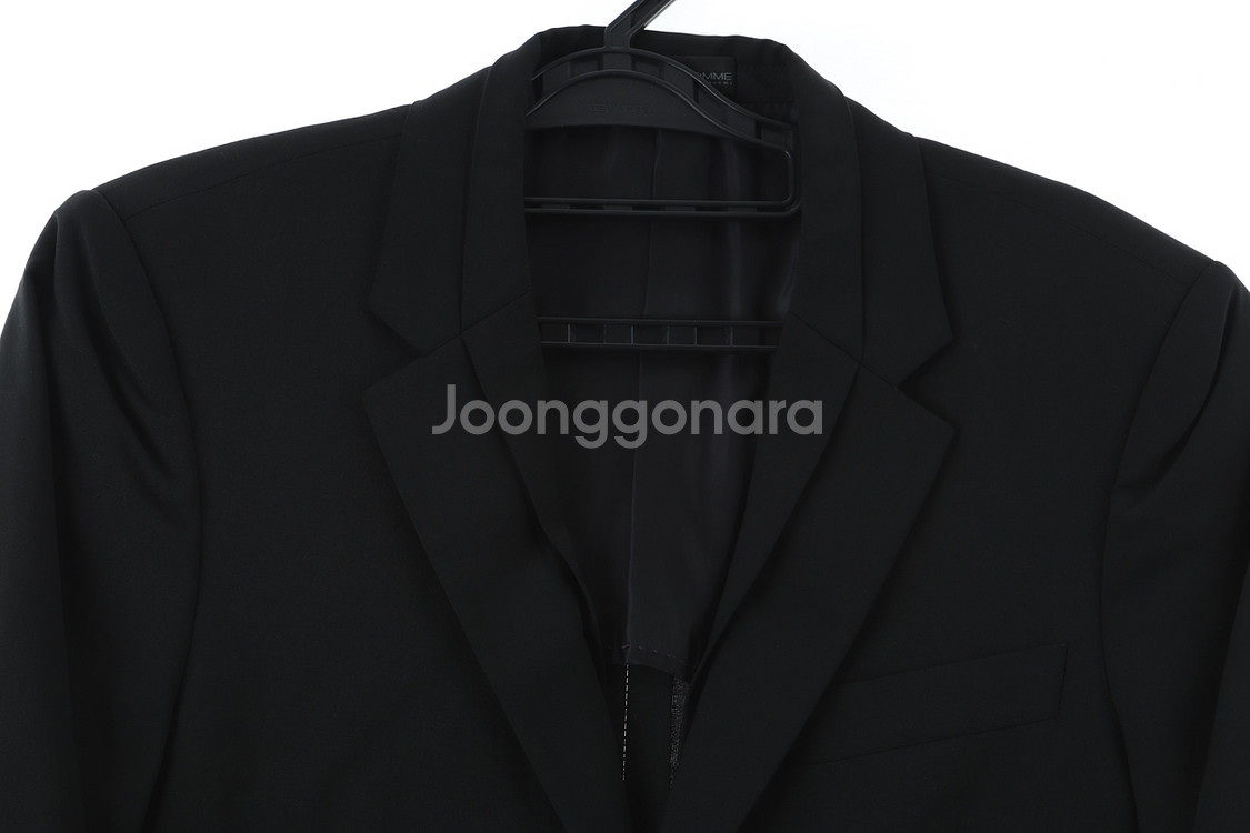 (L-XL) 솔리드옴므 정장 슈트 자켓 블레이저 블랙--2