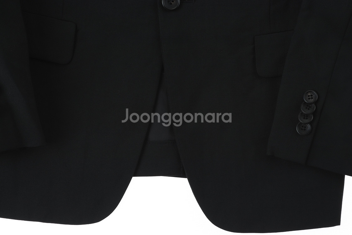 (L-XL) 솔리드옴므 정장 슈트 자켓 블레이저 블랙--3