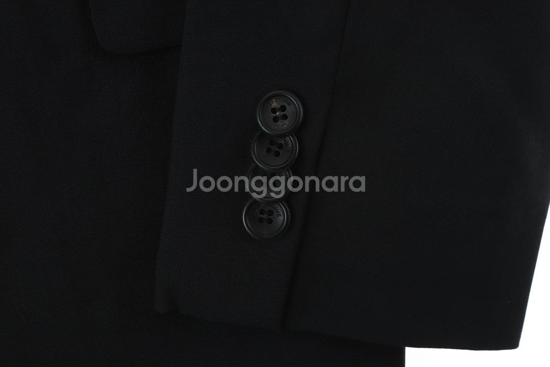 (L-XL) 솔리드옴므 정장 슈트 자켓 블레이저 블랙--4