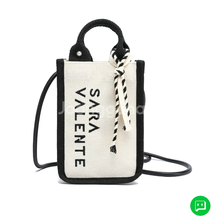 [새상품] 사라발란테 캔버스 미니 토트 크로스백(정가5--2