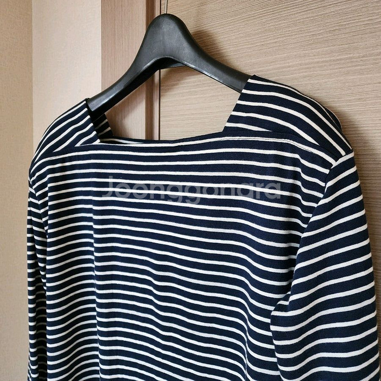 로에일 스퀘어 줄무늬티셔츠--5