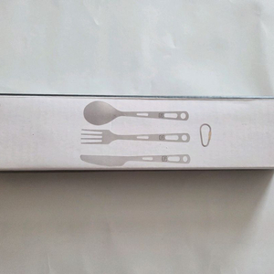 튜맨 티타늄 커틀러리구성(수저 포크 나이프 카라비너