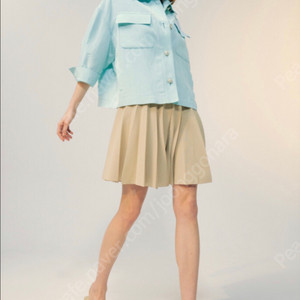 22 한섬 랑방컬렉션 린넨 블렌드 드롭 숄더 자켓 진주