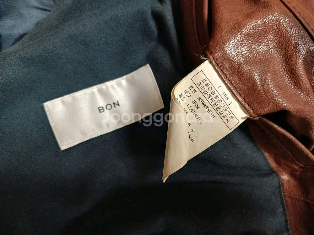본 남성 라이더 양가죽 자켓 95~100슬림--7