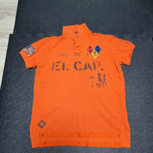 폴로 성조기 패치 반팔 카라티 L 사이즈 105