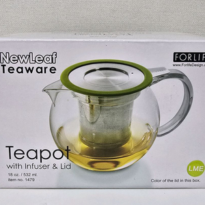 포라이프 뉴리프 글라스 티포트 532ml 라임