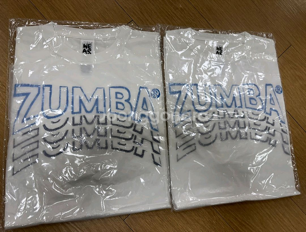 줌바 공용티 흰색--0