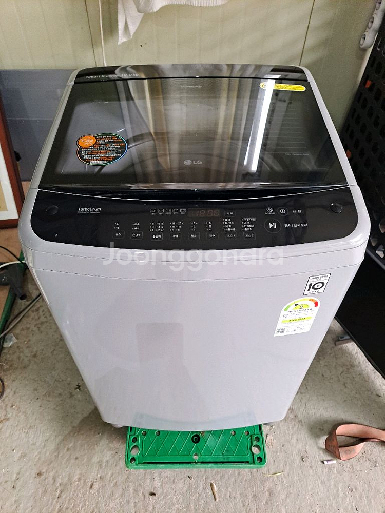 LG 통돌이 세탁기 12KG TR12BL 세탁기--1