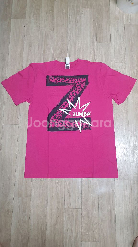 줌바 단체티 공용티 핑크 3--0