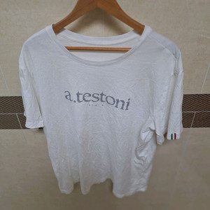 # a.testoni 흰색 티셔츠 XXL