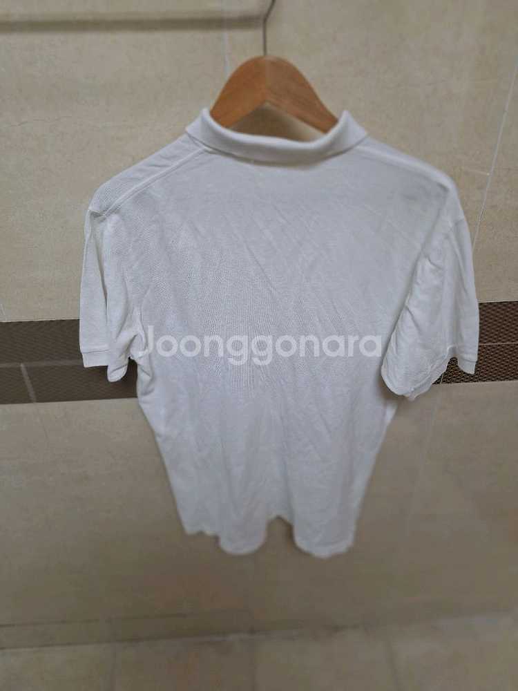 # 버버리즈 화이트 반팔 폴로 티셔츠(XL)--1