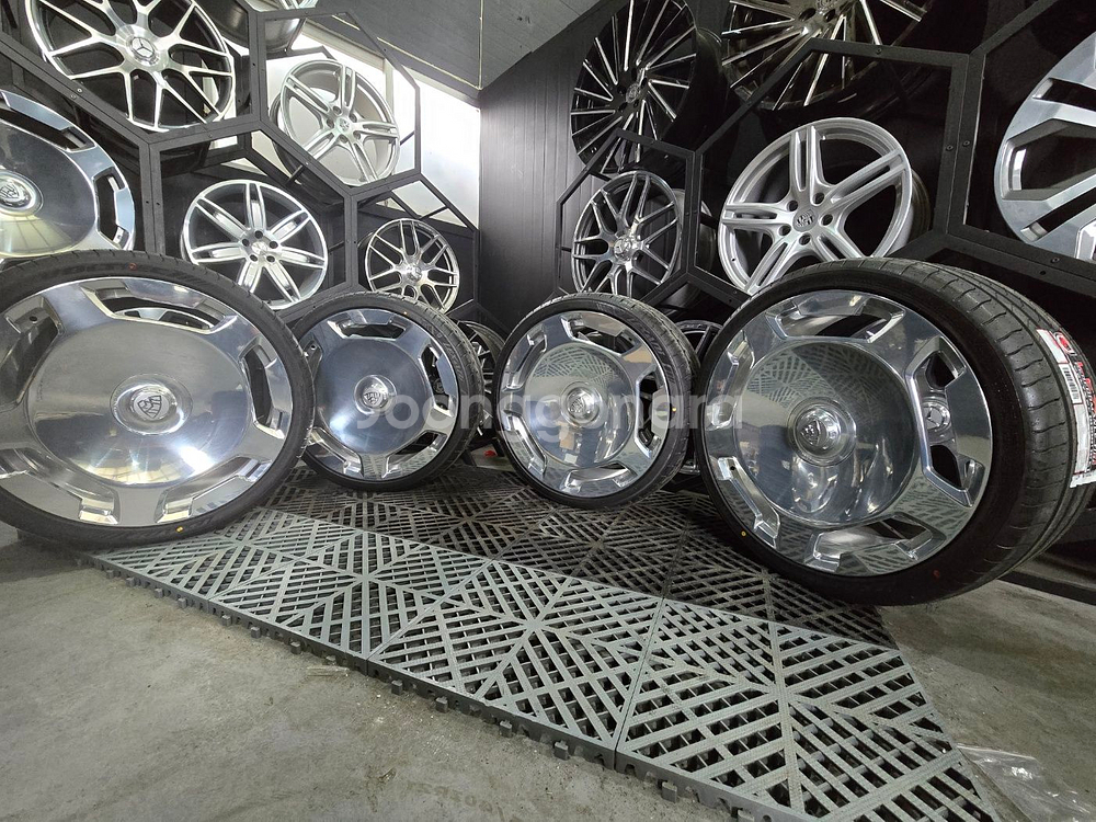 벤츠 S클래스 마이바흐 스타일 단조 21인치 휠타이어--0