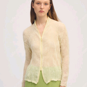 이세이미야케 쉬폰트위스트 탑&가디건 ,플리츠플리즈