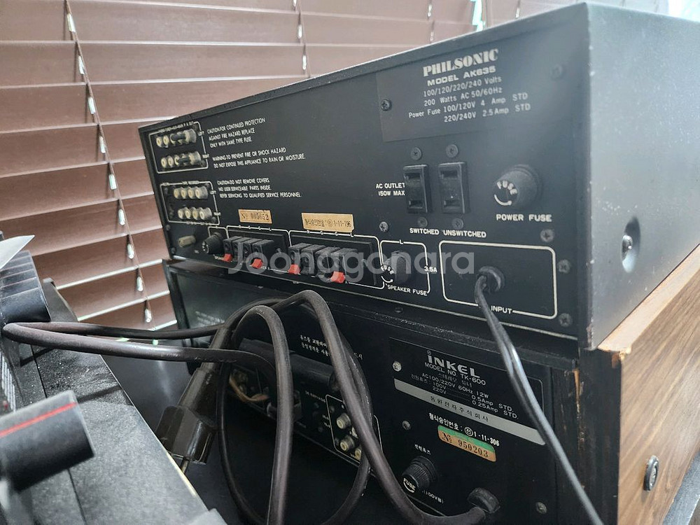 인켈 필소닉 AK 635 앰프 TK 600 튜너--1