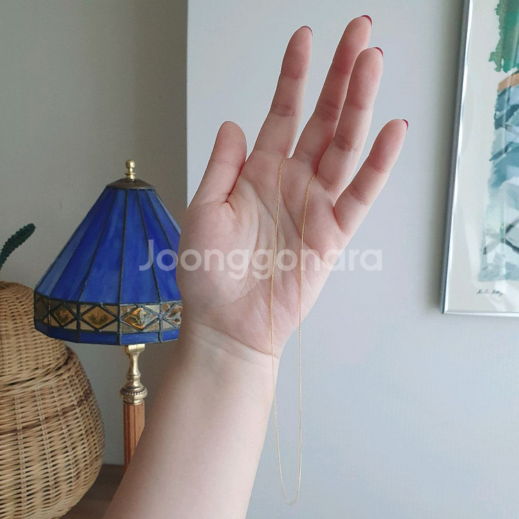 빈티지 레어 티파니 18k 옐로우골드 체인--5