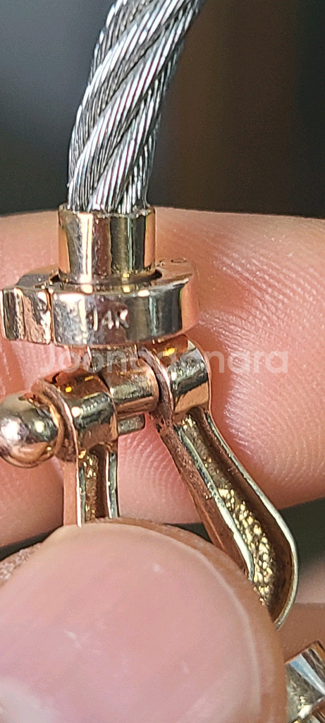 14k 프레드 포스텐 팔찌 제작형 팝니다--2