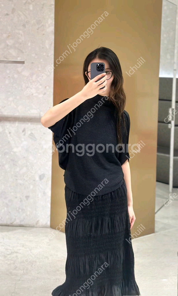 이세이미야케 미 바스켓 니트 탑 ~--3