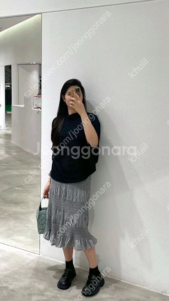 이세이미야케 미 바스켓 니트 탑 ~--4