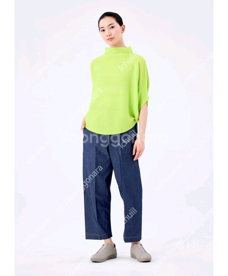 이세이미야케 미 바스켓 니트 탑 ~--6