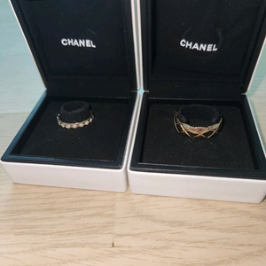 샤넬 코코크러쉬 반지 스몰 베이지골드