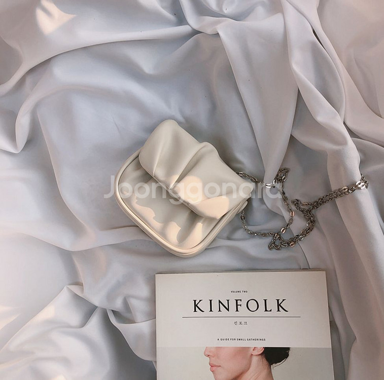 주름 미니셔링백--0