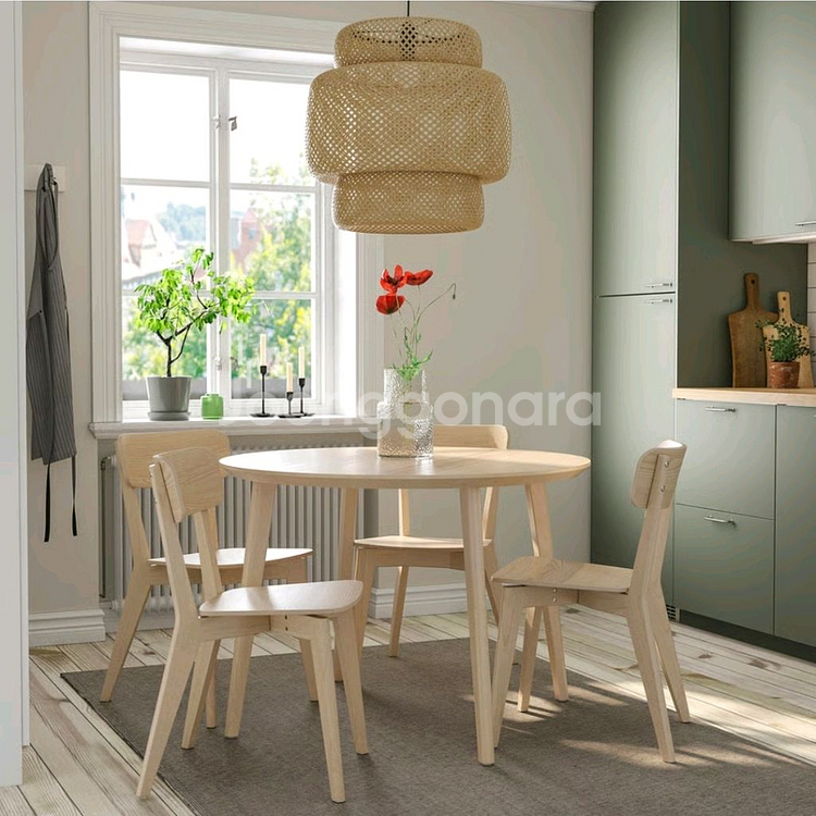 이케아 리사보 원형테이블--2