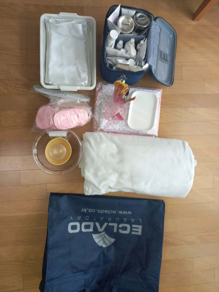 피부미용 실기재료세트 새제품 이론책 이미지