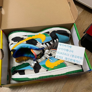 나이키x벤엔제리스 sb덩크로우 청키덩키 285