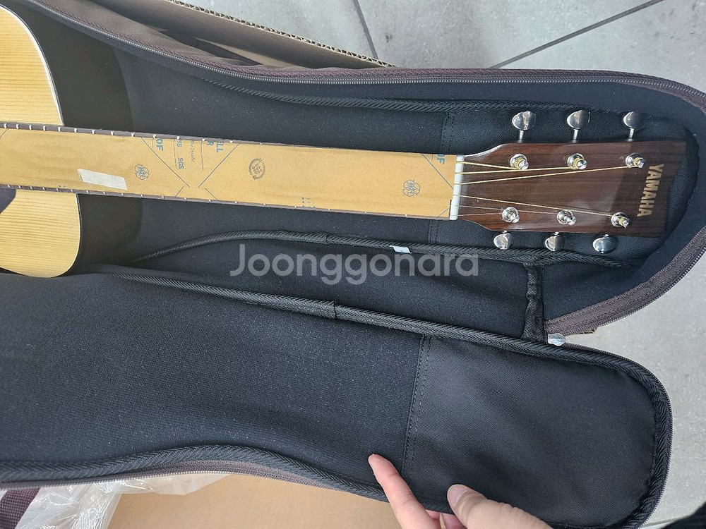 야마하 JR2S 소형 어쿠스틱 기타--5