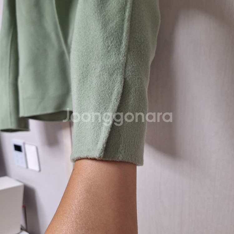 한섬 클럽모나코 울 캐시미어 핸드메이드 코트--1