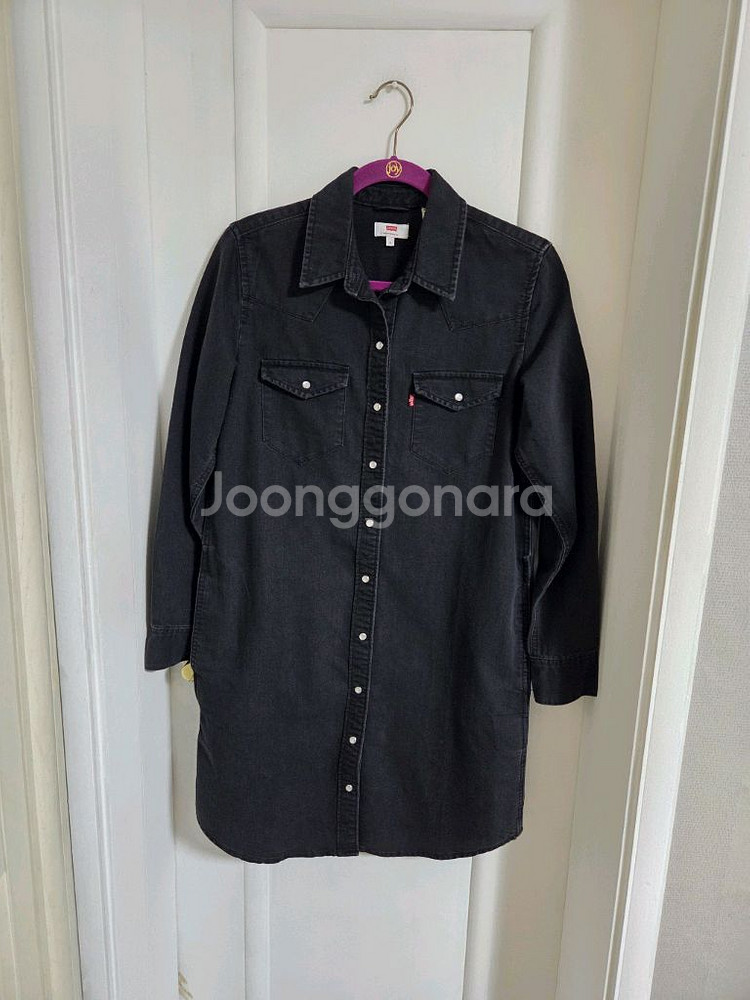 리바이스 셔츠형원피스--0